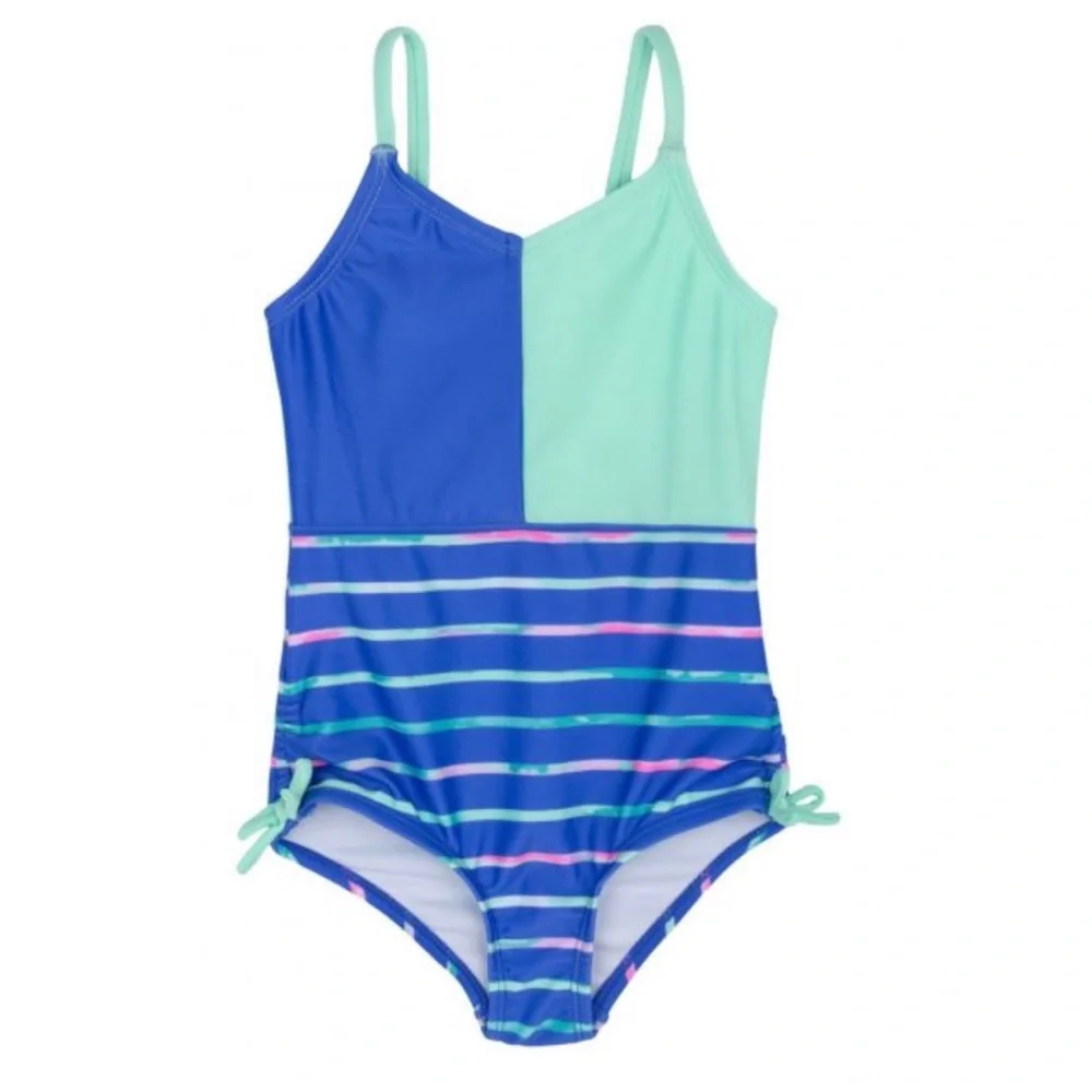 Nautica, Blue-Mint Stripped Swimsuit, size S (7)